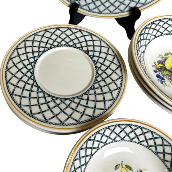 Villeroy & Boch 'Basket' anno 1785 Germany Vitro Porzellan-Lot of 12 Pieces - Picture 2 of 7